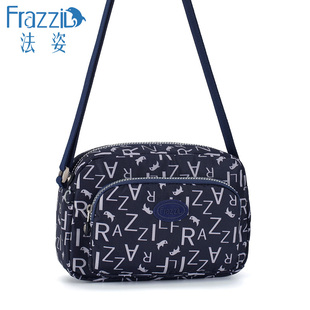 法姿斜挎包包女2023新品轻便帆布单肩小包花色百搭妈妈时尚休闲包