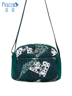Frazzil/法姿时尚斜挎包女2023新款休闲尼龙布包单肩妈妈日常小包
