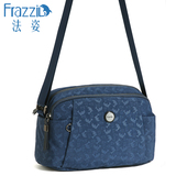 Frazzil 法姿新款 女包斜挎包休闲尼龙轻便单肩小包百搭妈妈帆布包