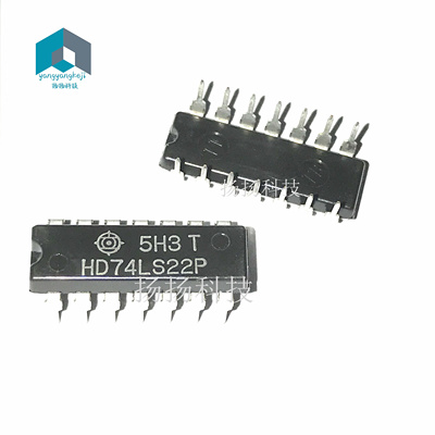 全新进口原装 HD74LS22P 74LS22 双4输入与门 直插DIP-14