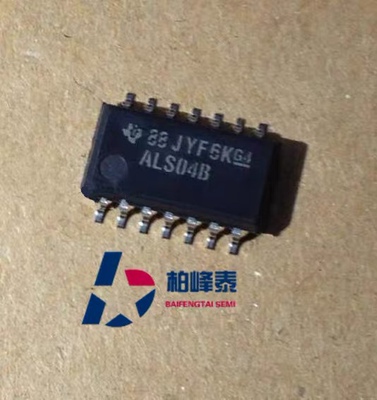 SN74ALS04BNSR丝印：ALS04B SOP-14中体   IC配套 可直拍