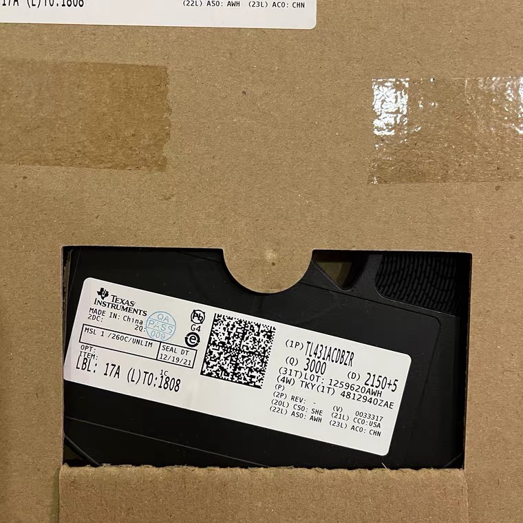 TL431ACDBZR 全新原装 封装SOT23-3 丝印TAC3 可调精密并联稳压器