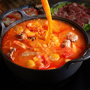 月亮兜兜 贵州红酸汤火锅底料番茄酸汤米线鱼肥牛调料酱料家用