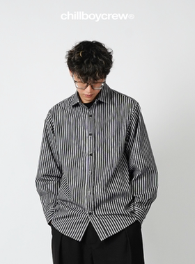 C25坐班仔2代标准阔型长袖衬衫chillboycrew全布可入CBC宽松舒适