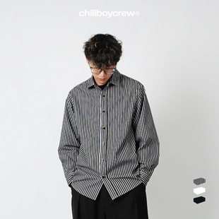 C25坐班仔2代标准阔型长袖 chillboycrew全布可入CBC宽松舒适 衬衫
