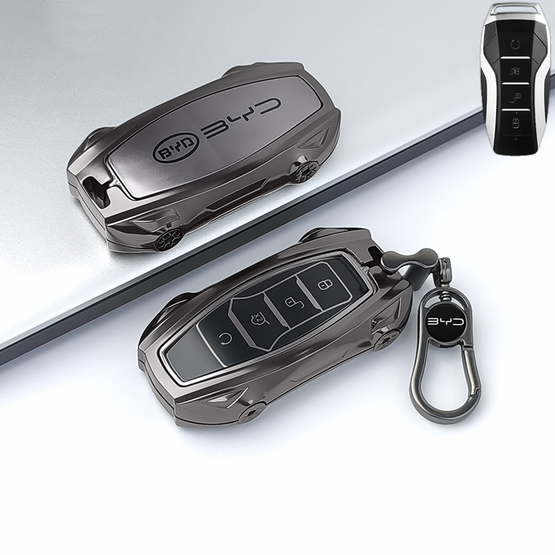 比亚迪系列车锌合金+TPU商务风