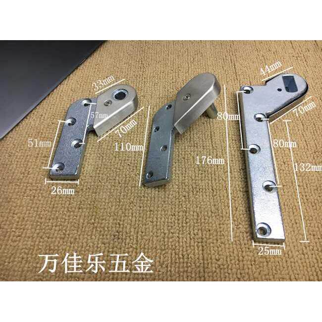 地弹簧配件木门金属门有框门偏心轴左右开门偏心铰链180度铰链
