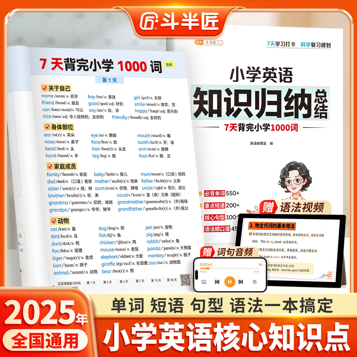 2025年新版小学英语知识归纳总结