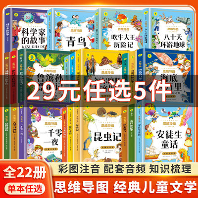 思维导图世界名著青鸟海底两万里