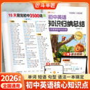斗半匠2025初中英语知识归纳总结七年级八九年级单词短语句型语法核心知识点汇总大全人教版 必背3500词备考初一初二三高频词汇手册