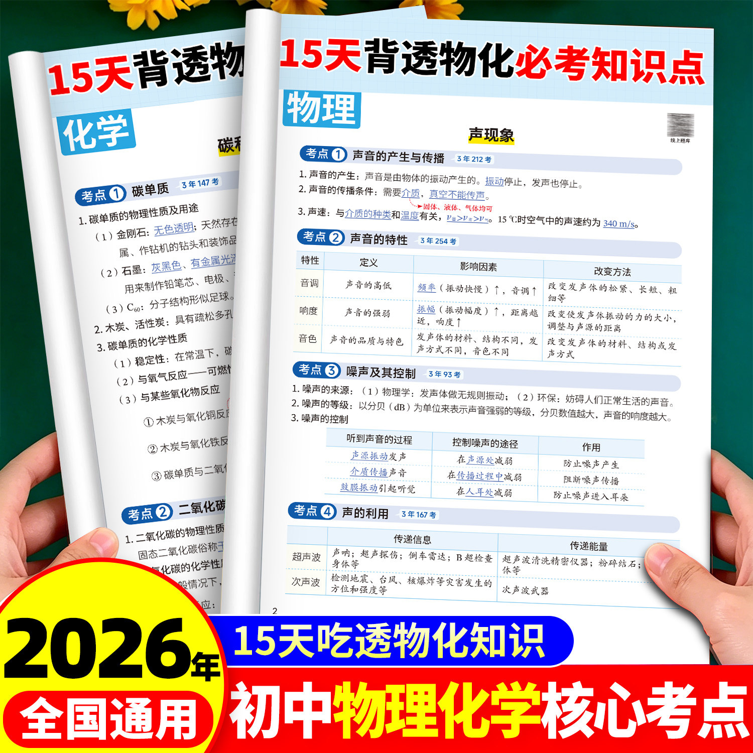 初中物化必背知识点归纳总结大全