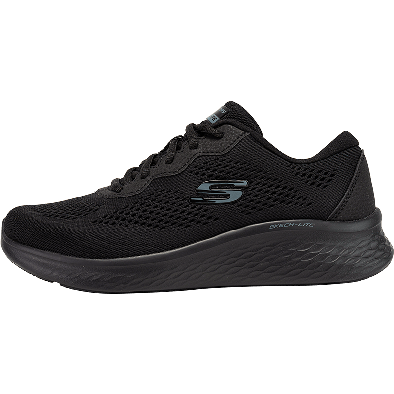 Skechers斯凯奇女鞋官方旗舰店休闲鞋运动鞋秋季缓震黑色跑步鞋