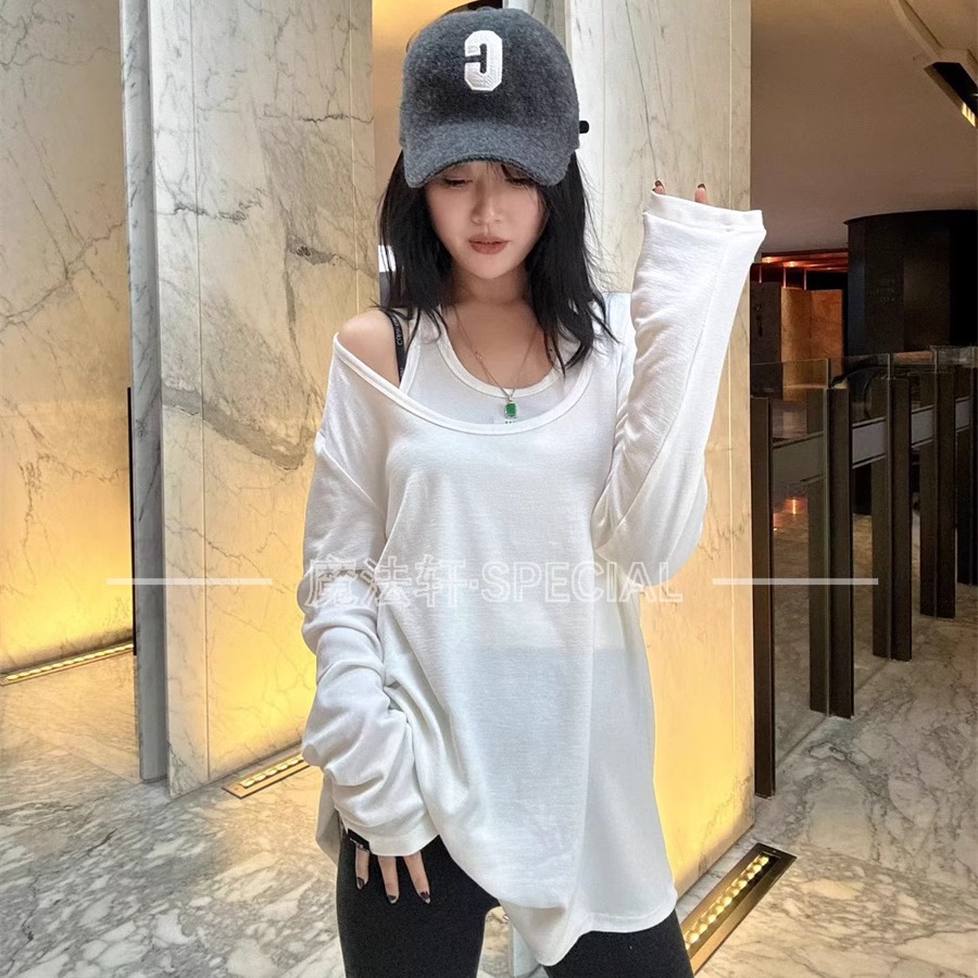 U领两件套秋季女款中等欧货纯色