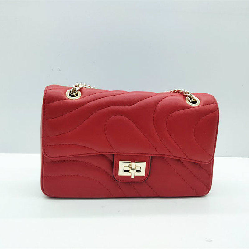 seoseoo南奥九州袋鼠女包包正品2023新款时尚绣线真皮小方包74191