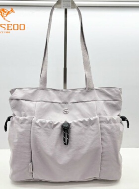 SEOSEOO九州袋鼠女包正品2025新款休闲轻便托特包大容量单肩71115