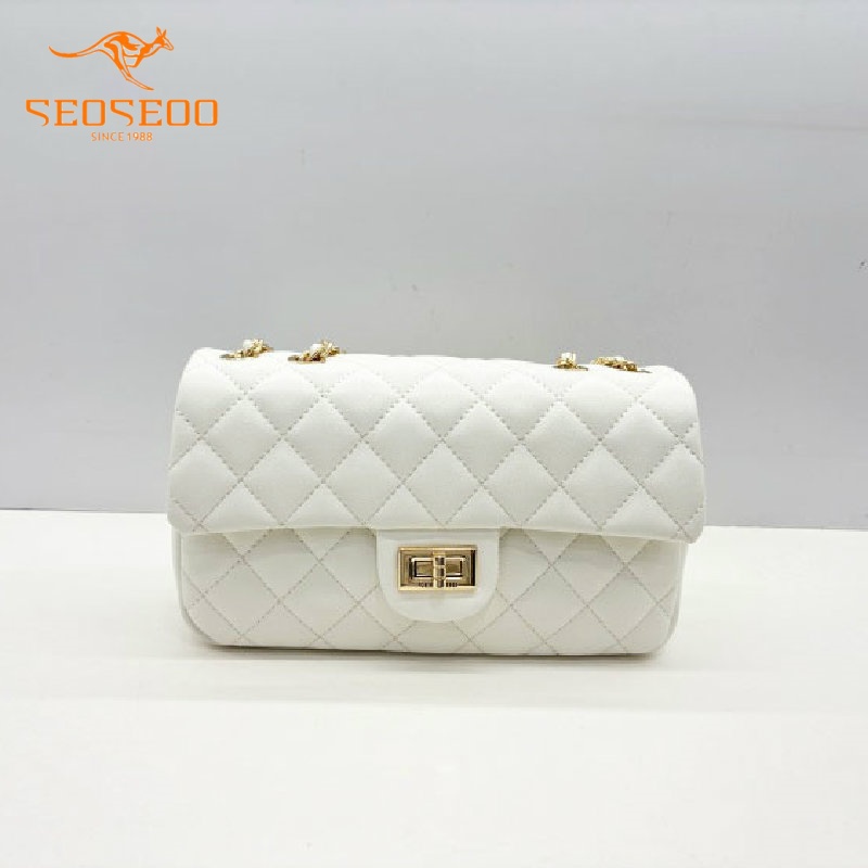 SEOSEOO/九州袋鼠腋下包真皮女包