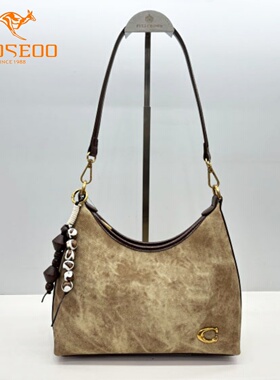 SEOSEOO/九州袋鼠女包2025新款商场同款百搭印花腋下包斜挎792540