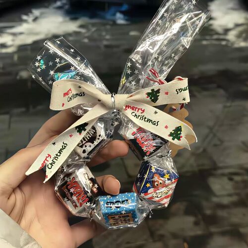 圣诞巧克力花环DIY手工材料包