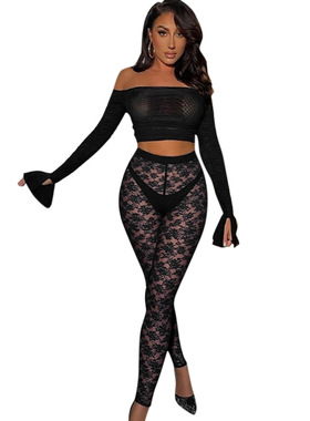 Mesh sheer outerwear pants as the base layer网纱透视外穿裤子