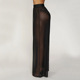 see 性感透视网纱阔腿长裤 through wide Sexy pants tulle leg 女