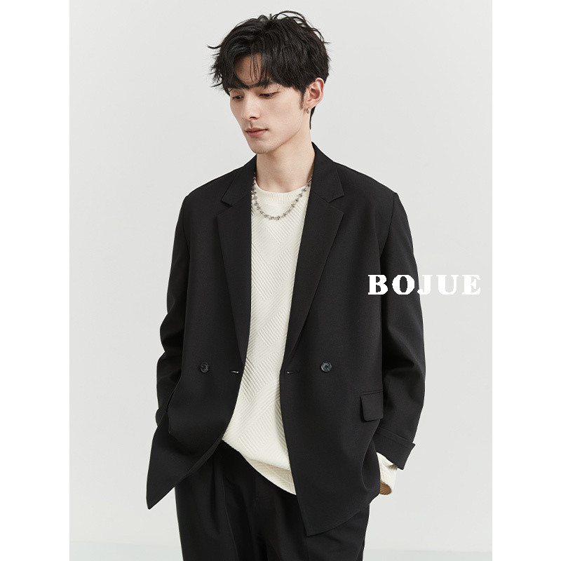 高级感简约西服外套男宽松休闲23春秋季新款韩版通勤痞帅单西上衣,男装,休闲西服,淘宝优惠券,粉丝福利购,淘宝优惠卷