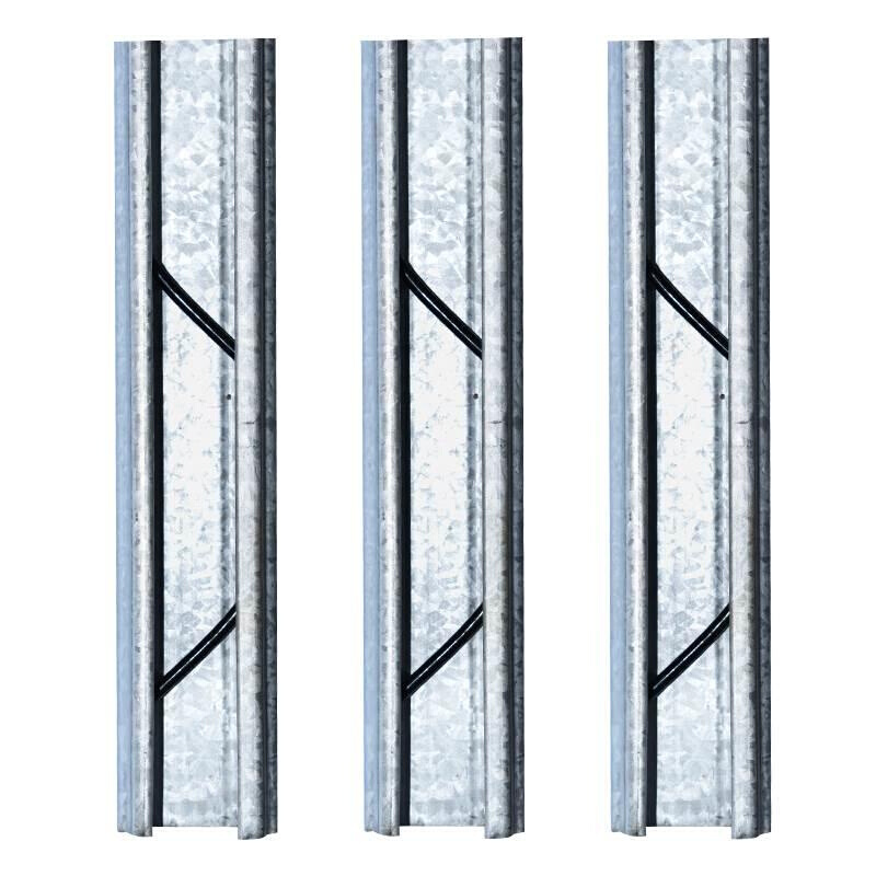 大棚热B镀锌卡槽纳米铝合金N防锈压膜槽防风加厚卡槽耐腐蚀卡簧配