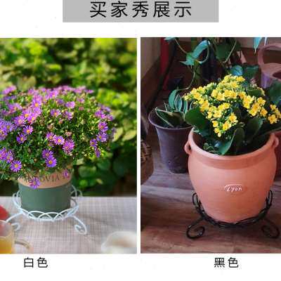 家居室内小号铁艺花架移动花盆摆架花盆托盘花架花盆底座造型花架