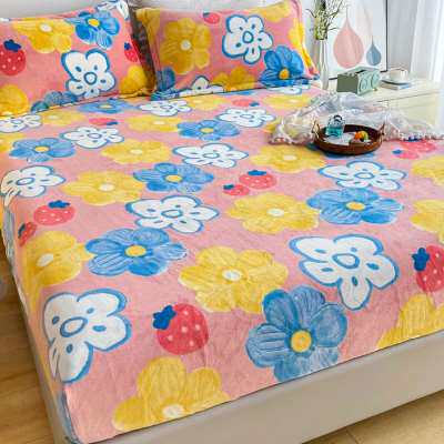 定做订制加厚毛绒牛奶绒床笠法莱绒床罩床包榻榻米薄垫子套保护罩