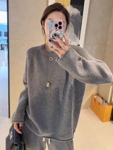 特价 少量库存 出 宝针羊绒慵懒风套头衫 加厚元