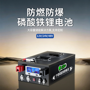 宁德房车磷酸铁锂电池12v24v48V伏大单体电芯车载储能大容量电源
