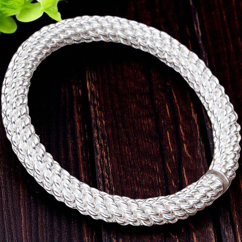 手工麻花手镯编织男女民族风镯子国风国潮开口手饰手环麻花镯纯色