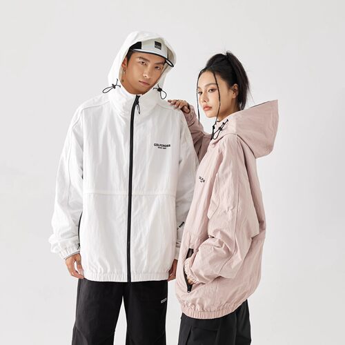 直播夹克外套GOLFCROSS连帽
