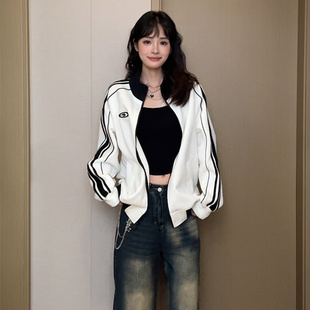 GOLFCROSS【明星同款】情侣拉链运动卫衣男女春装女款2026年新款