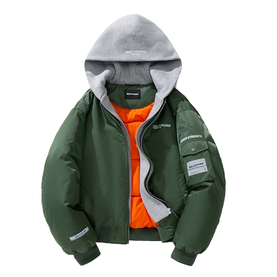 GOLFCROSS美式复古工装羽绒服