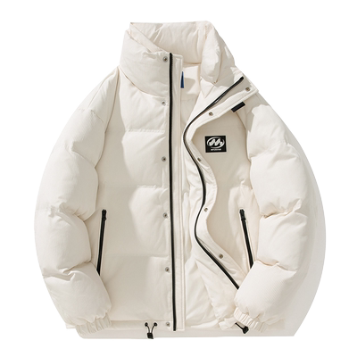 MPUX联名灯芯绒字母贴标羽绒服