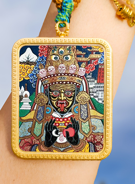 纯手绘唐卡扎基拉姆。