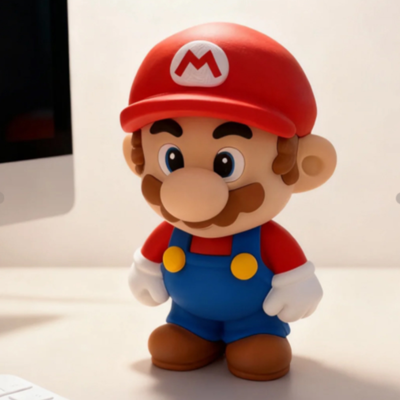 超级马里奥手办玩具桌面摆件