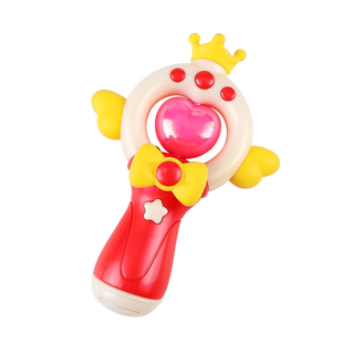 小公主魔法棒女童儿童仙女棒儿童女孩魔法棒女孩玩具发光唱歌音乐