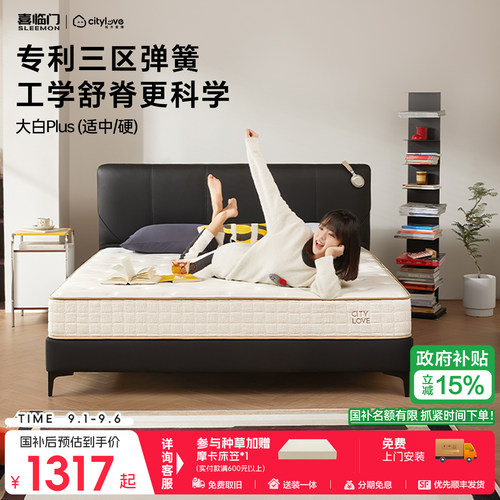 城市爱情双睡感席梦思床垫