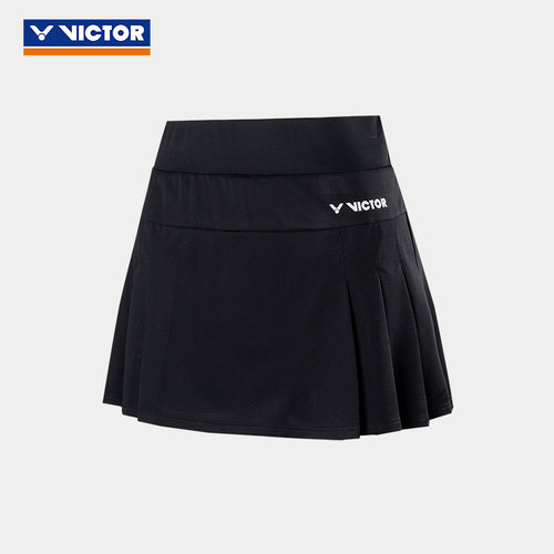 VICTOR运动短裙半身裙百褶裙女