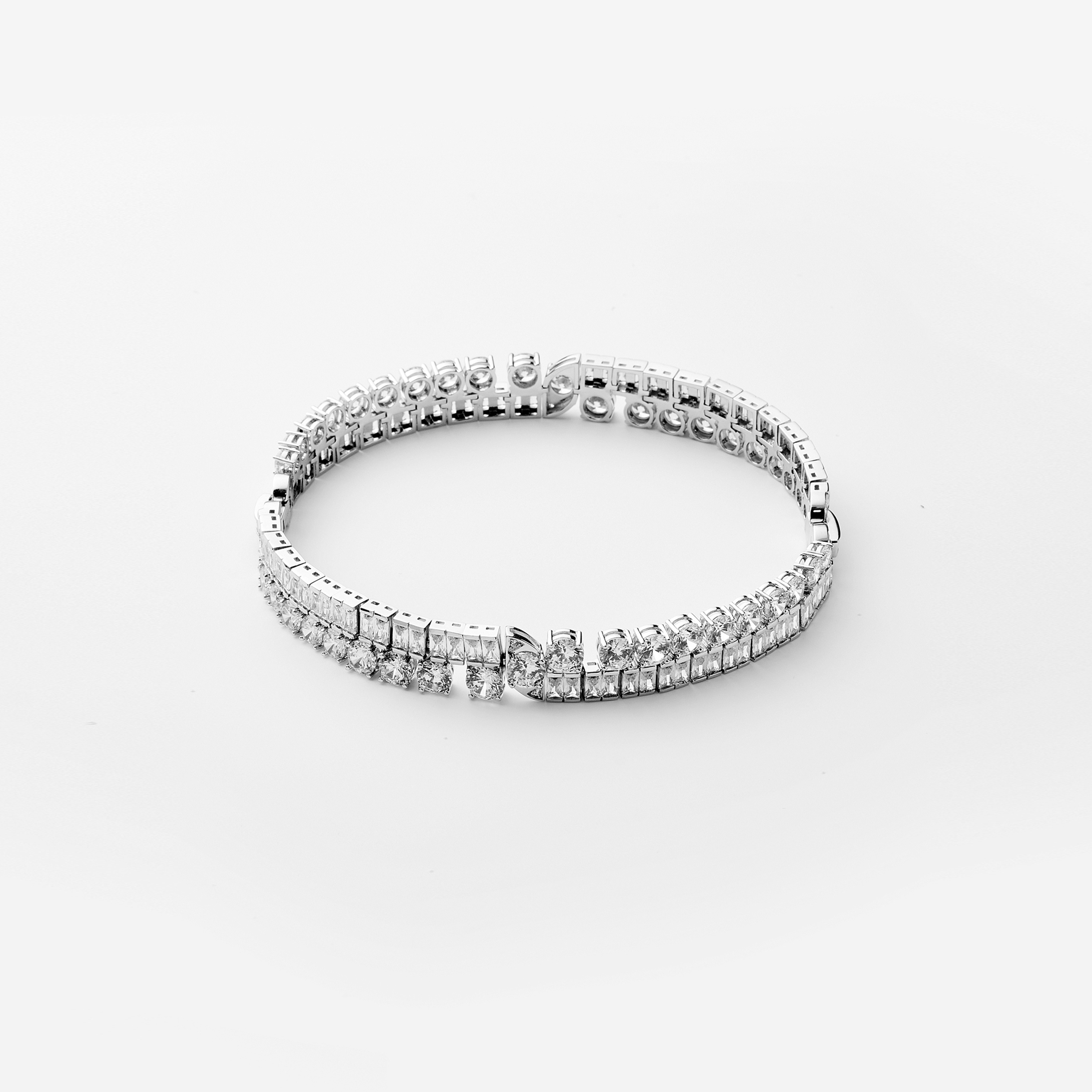 COSMENT奇点系列融合（Combine）原创手工镶嵌钻石情侣个性项链潮