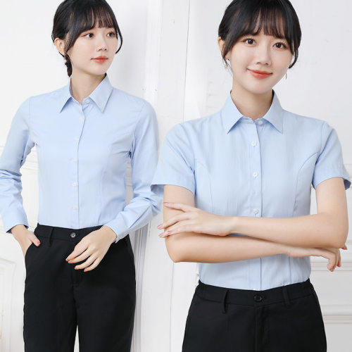 邮储工作服衬衫制服修身显瘦