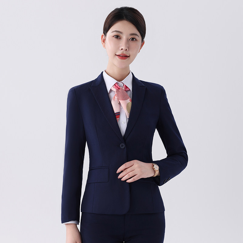 新款中国联通营业厅工作服女西服春秋套装西装公司工装制服职业装
