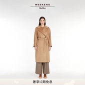 秋冬女装 Weekend MaxMara RESINA双排扣羊毛大衣5016012306&
