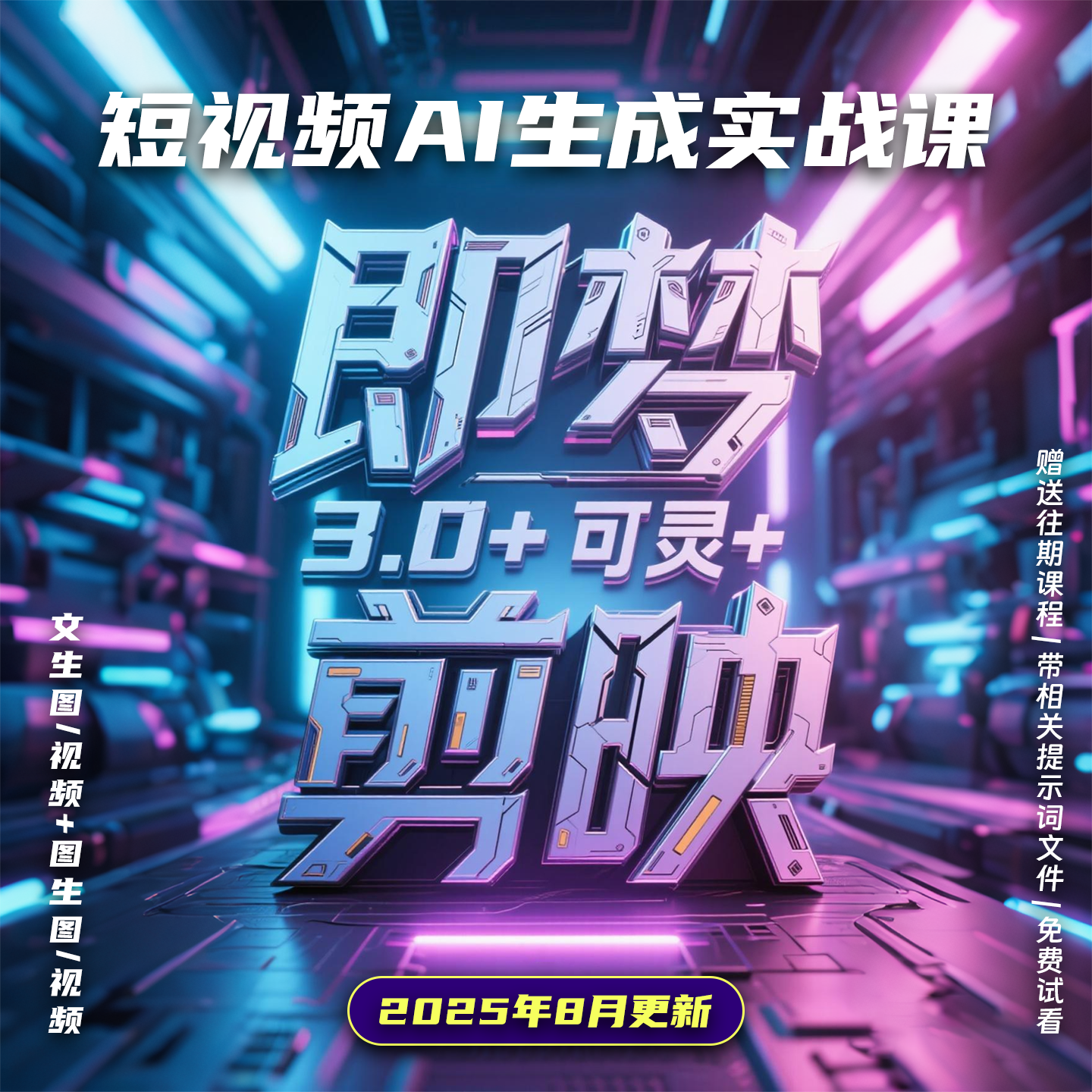 25年8月即梦3.0短视频教程