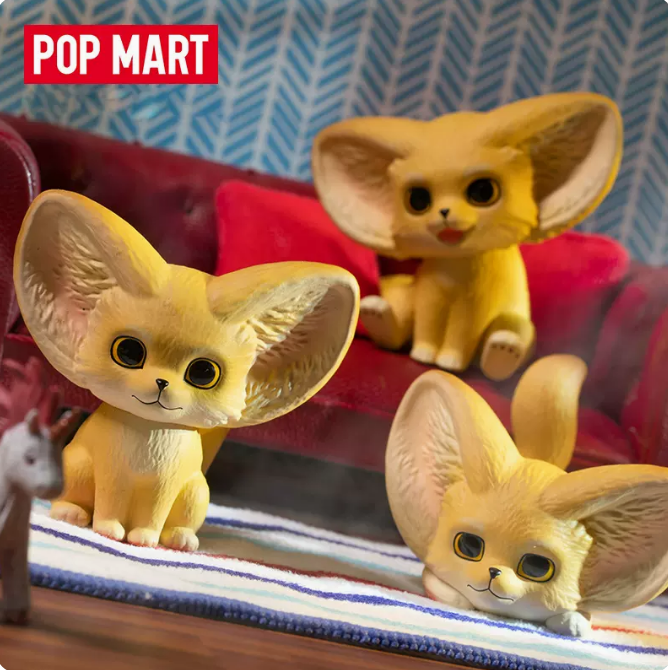 泡泡玛特kenneth小狐狸系列盲盒手办创意潮流摆件可爱礼物玩具