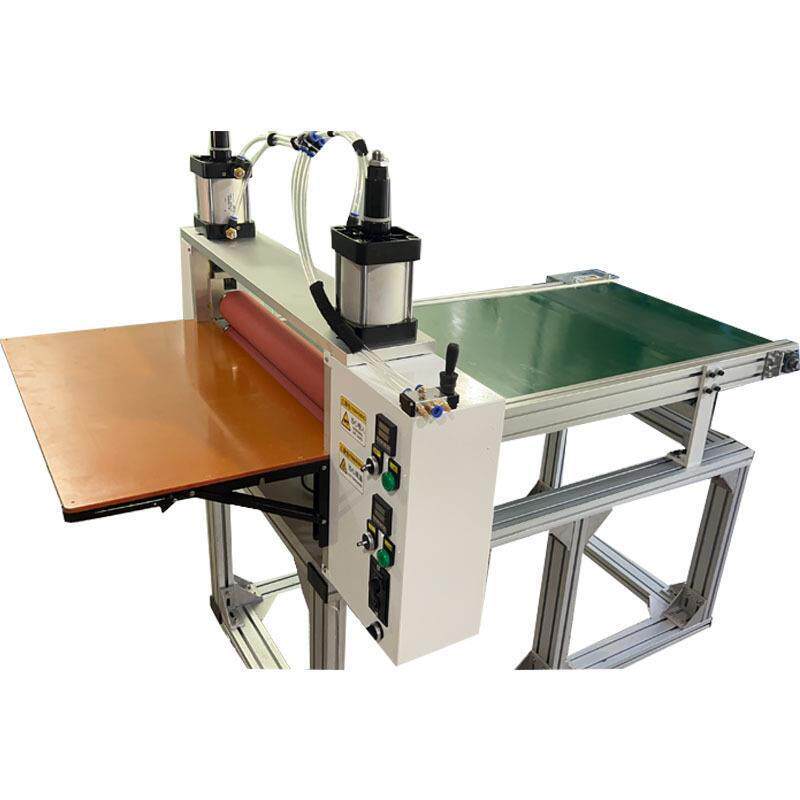 电加热辊对压机温度可调控热转印烫金覆膜牵引压花印花热过胶贴合