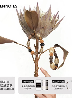 秋拾记 戴香珠宝系列「万物生」奇楠沉香植物种子手串