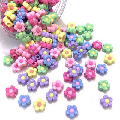 花朵diy12mm实色饰品亚克力