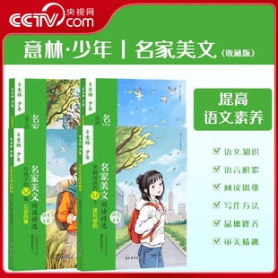 【央视网】意林少年名家美文阅读精选全4册小学生少年版语文素养提升阅读书籍杂志意林作文素材大全小学课外书阅读书籍YL